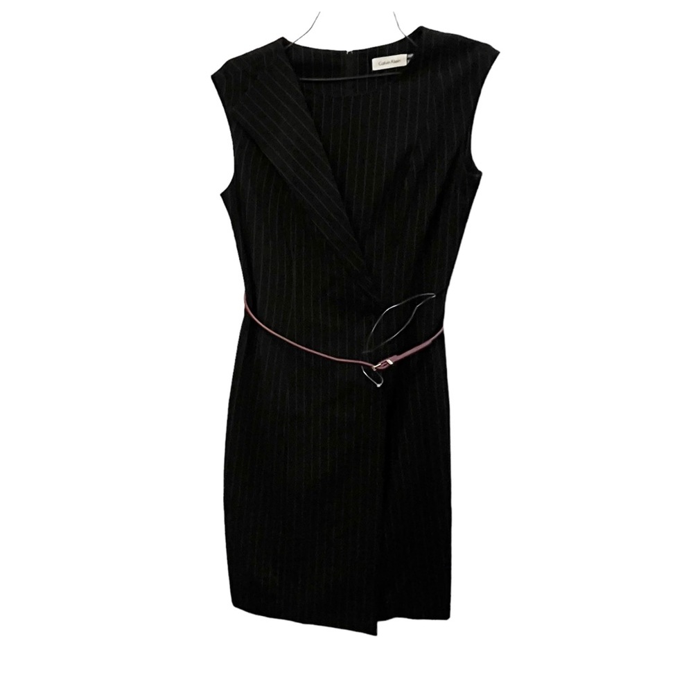 Calvin Klein pinstriped dress